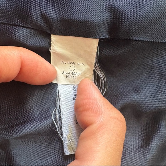 J. Crew Stadium Cloth by Nello Gori Wool Classic Blend Pea Coat Navy Size 2 - Picture 6 of 12